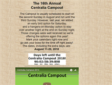 Tablet Screenshot of centraliacampout.com